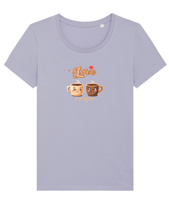 LOVE  IN PROGRESS - CESTI CAFEA - CEAI - CUPLU - INIMA Lavender