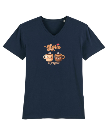 LOVE  IN PROGRESS - CESTI CAFEA - CEAI - CUPLU - INIMA French Navy
