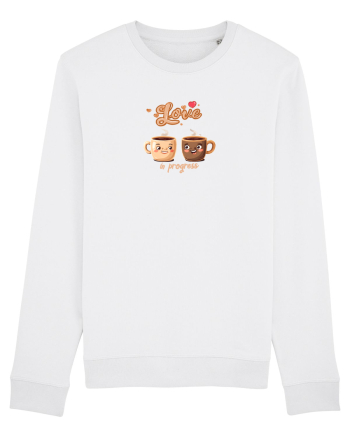 LOVE  IN PROGRESS - CESTI CAFEA - CEAI - CUPLU - INIMA White