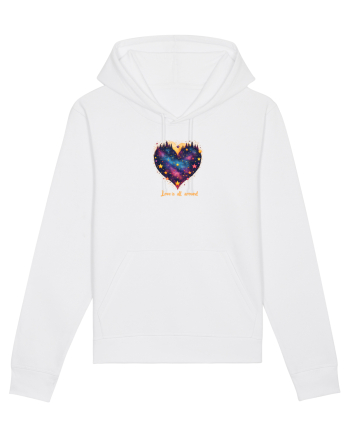 LOVE IS ALL AROUND - INIMA - MUNTI - BRAZI - NATURA - GALAXIE - STELE White