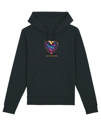 LOVE IS ALL AROUND - INIMA - MUNTI - BRAZI - NATURA - GALAXIE - STELE Black