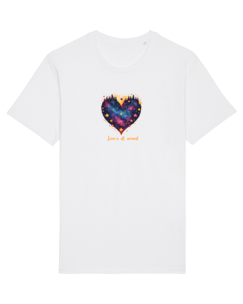 LOVE IS ALL AROUND - INIMA - MUNTI - BRAZI - NATURA - GALAXIE - STELE White