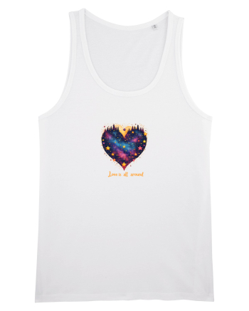 LOVE IS ALL AROUND - INIMA - MUNTI - BRAZI - NATURA - GALAXIE - STELE White
