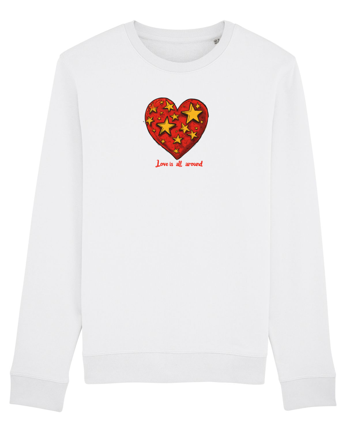Bluză mânecă lungă Unisex Rise White
