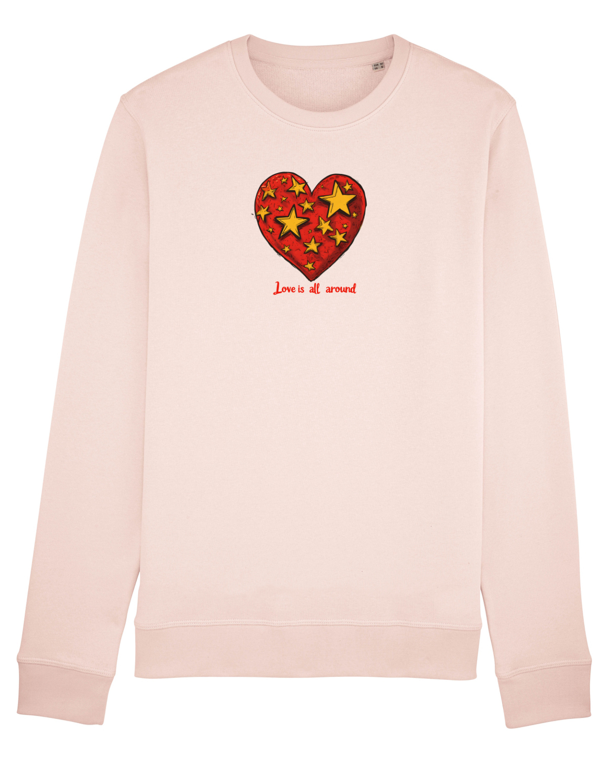 Bluză mânecă lungă Unisex Rise Candy Pink