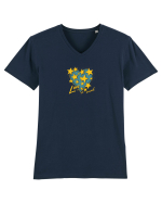 LOVE IS ALL AROUND - INIMA -- GALAXIE - STELE 3 Tricou mânecă scurtă guler V Bărbat Presenter