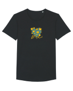 LOVE IS ALL AROUND - INIMA -- GALAXIE - STELE 3 Tricou mânecă scurtă guler larg Bărbat Skater