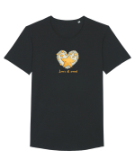 LOVE IS ALL AROUND - INIMA -- GALAXIE - STELE 4 Tricou mânecă scurtă guler larg Bărbat Skater