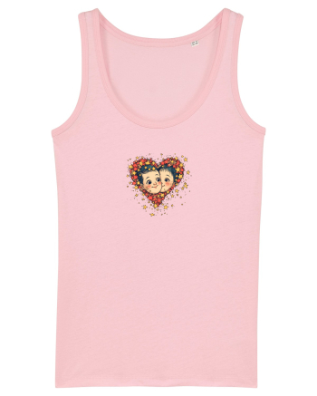 LOVE IS ALL AROUND - INIMA --CUPLU -  GALAXIE - STELE  Cotton Pink