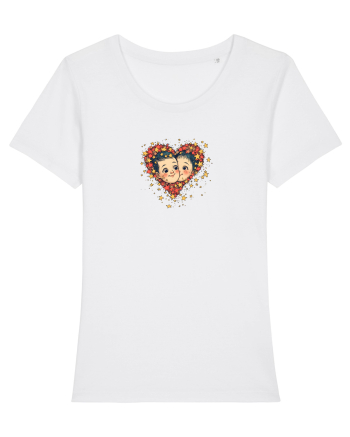 LOVE IS ALL AROUND - INIMA --CUPLU -  GALAXIE - STELE  White