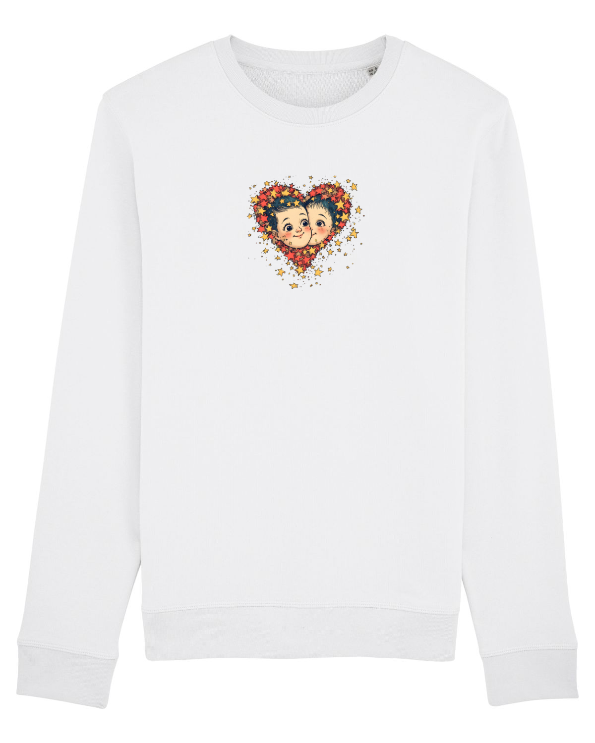 Bluză mânecă lungă Unisex Rise White