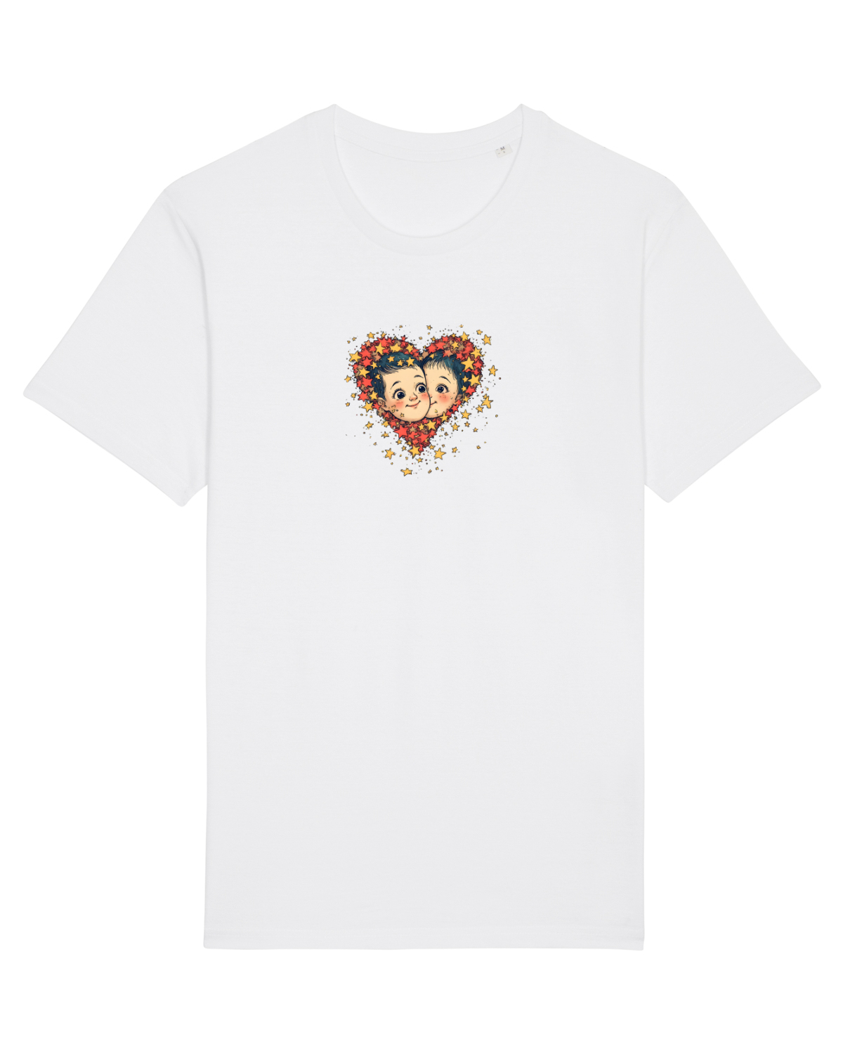 Tricou mânecă scurtă Unisex Rocker White