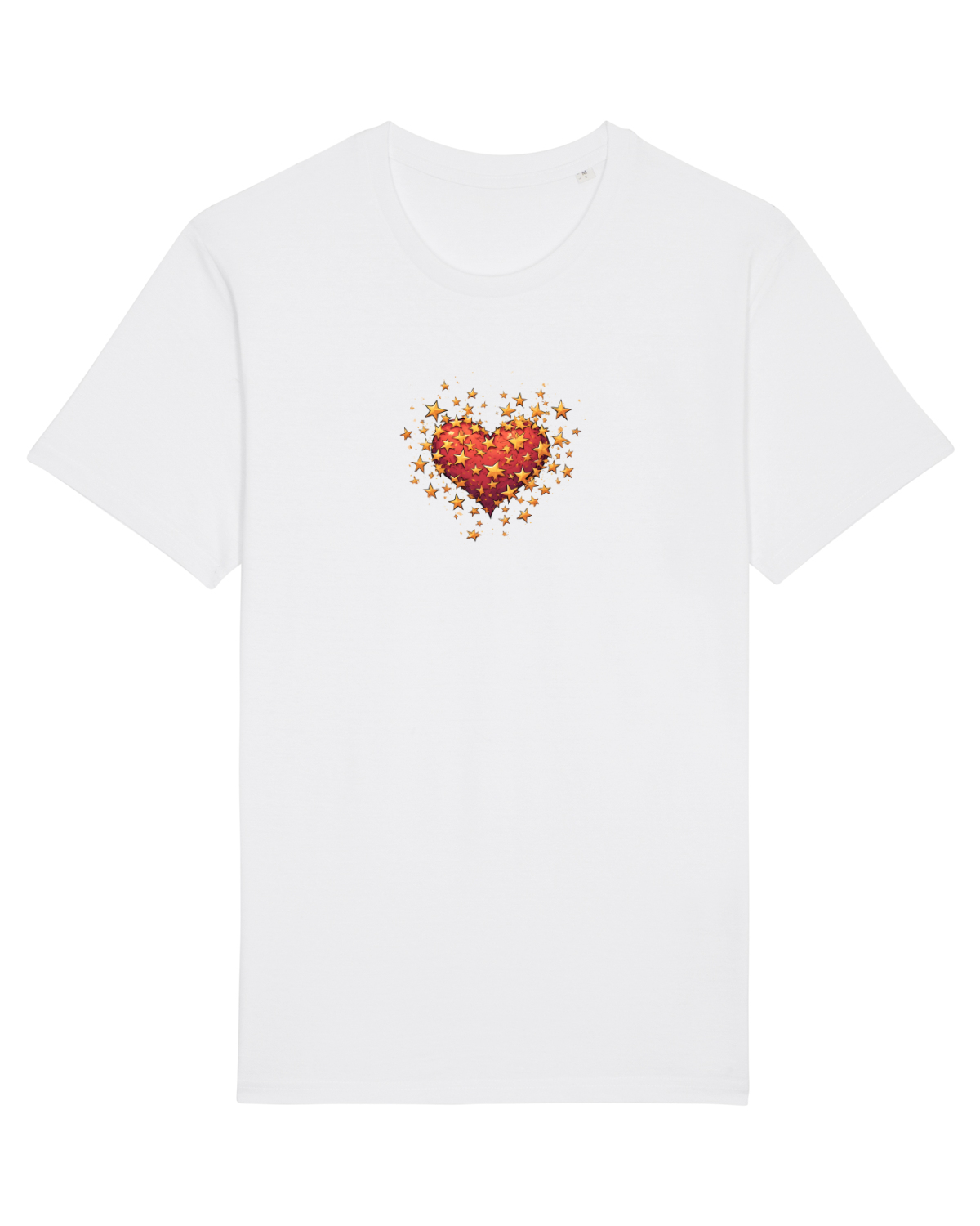 Tricou mânecă scurtă Unisex Rocker White