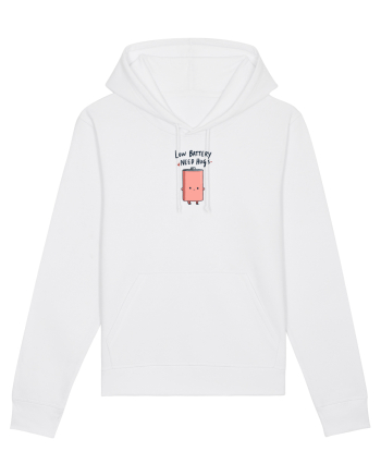 LOW BATTERY - NEED HUGS White