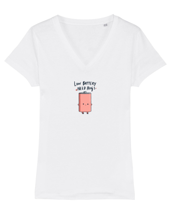 LOW BATTERY - NEED HUGS White