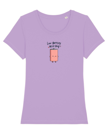 LOW BATTERY - NEED HUGS Lavender Dawn