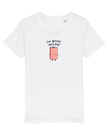 LOW BATTERY - NEED HUGS White