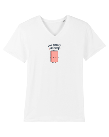 LOW BATTERY - NEED HUGS White