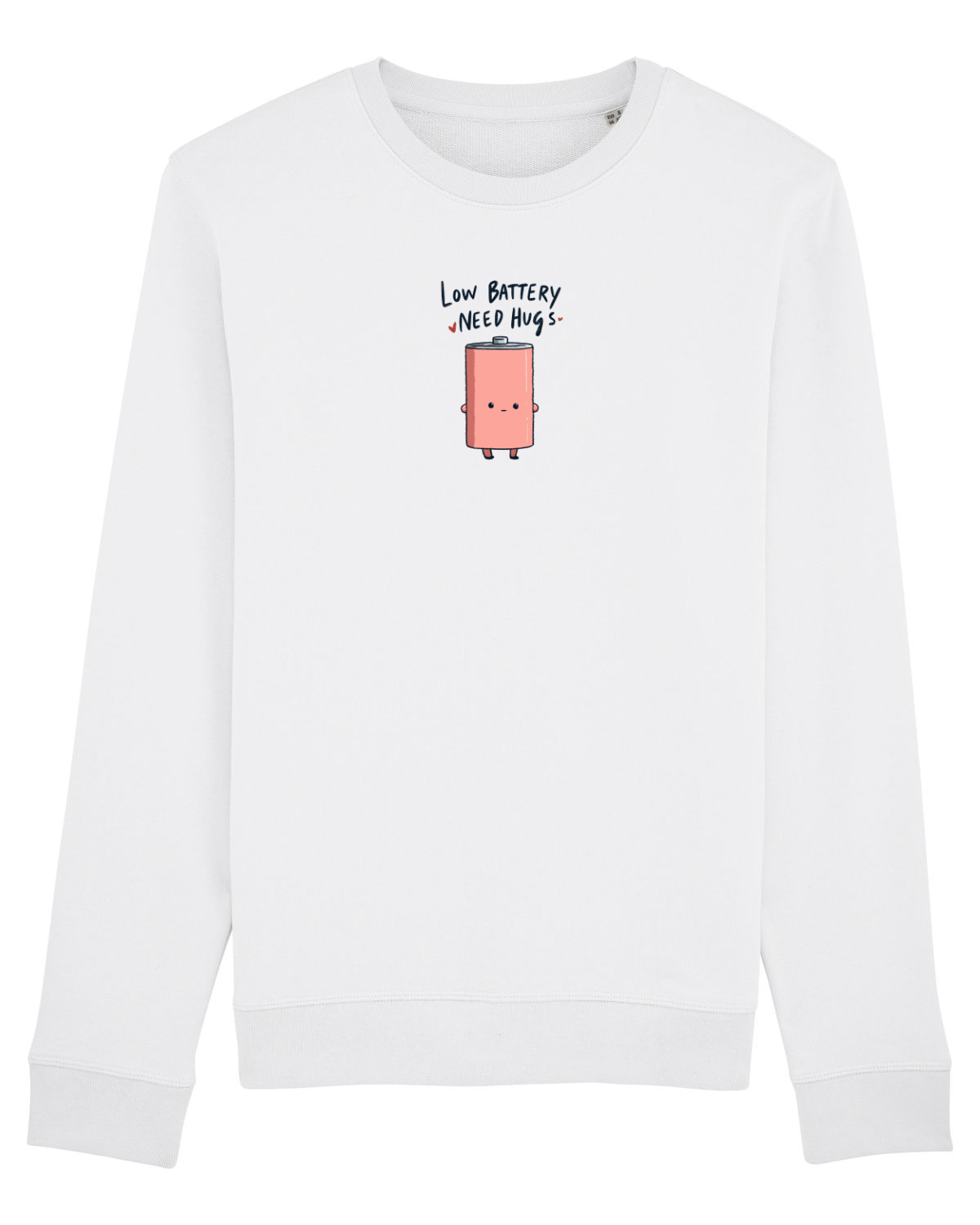 Bluză mânecă lungă Unisex Rise White