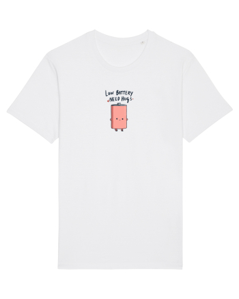 LOW BATTERY - NEED HUGS White