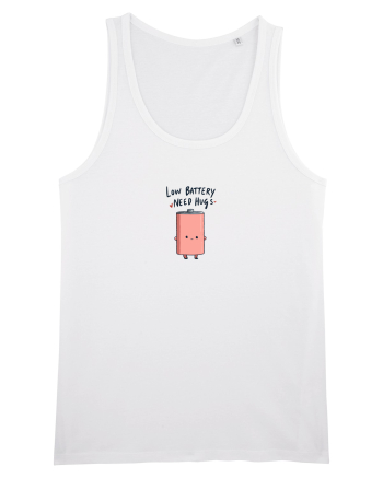LOW BATTERY - NEED HUGS White