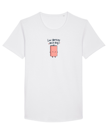 LOW BATTERY - NEED HUGS White