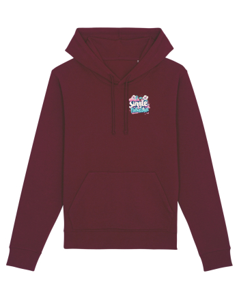 SINGLE & FABULOUS 1 lateral Burgundy