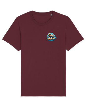 SINGLE & FABULOUS 3 lateral Burgundy