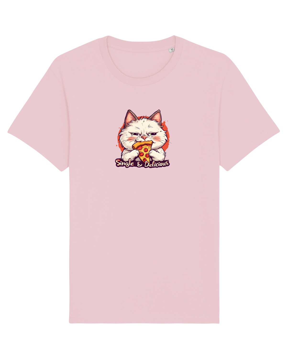 Tricou mânecă scurtă Unisex Rocker Cotton Pink