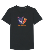 SINGLE & DELICIOUS 3 Tricou mânecă scurtă guler larg Bărbat Skater