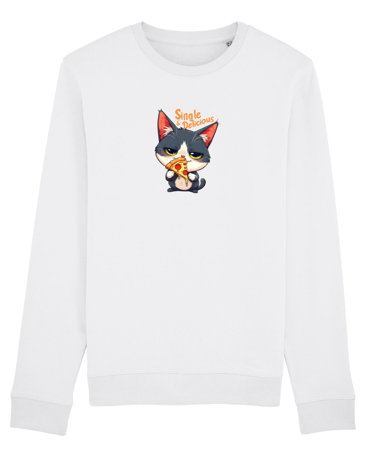Bluză mânecă lungă Unisex Rise White