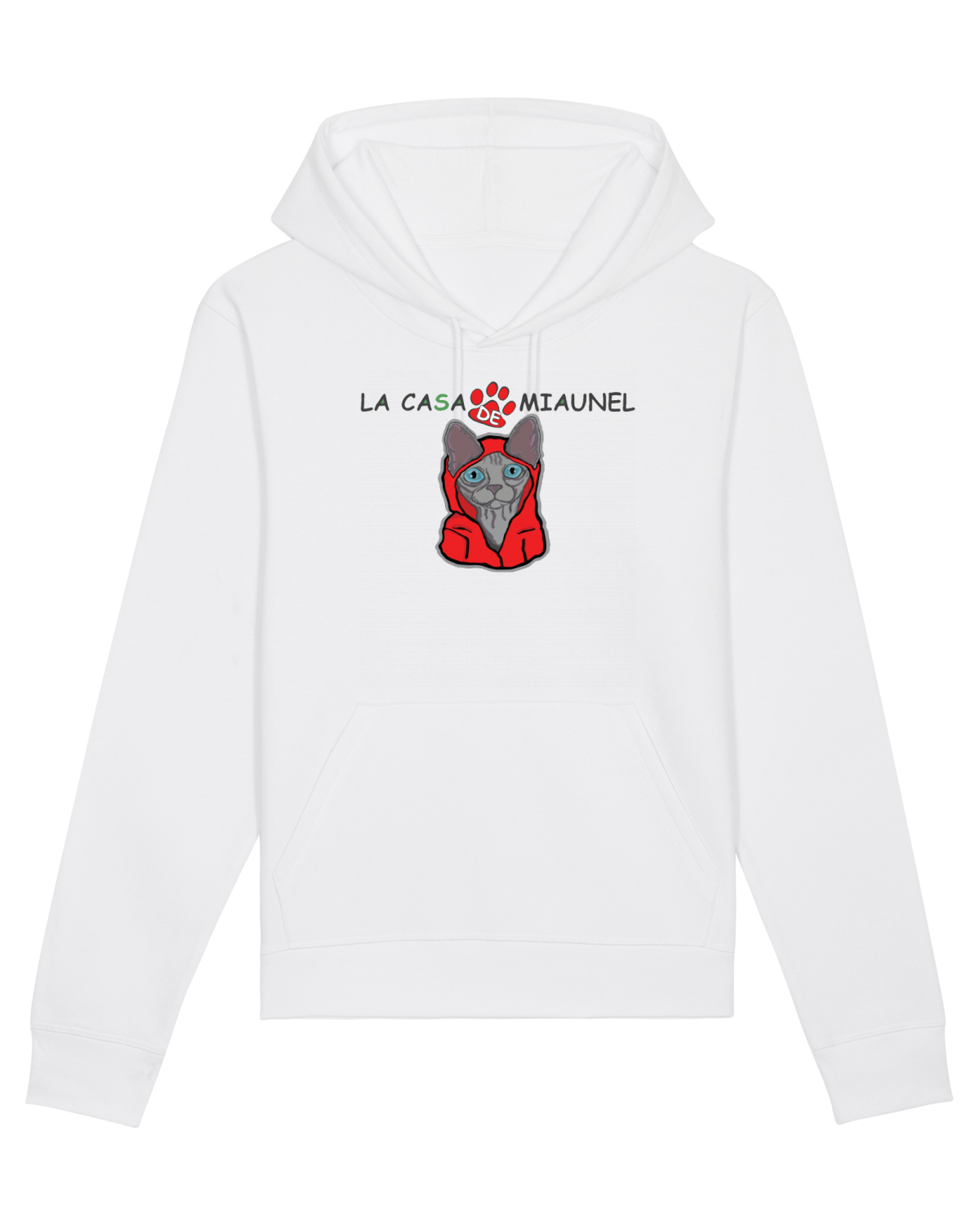 Hanorac Unisex Drummer White
