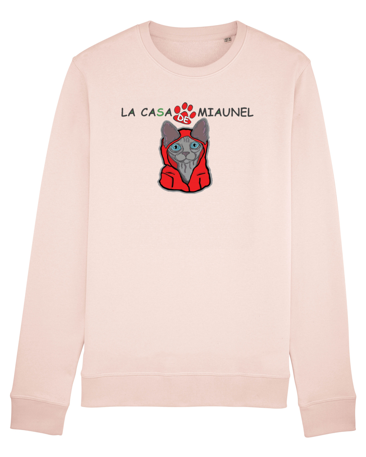 Bluză mânecă lungă Unisex Rise Candy Pink