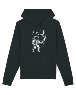 Astronaut pictor în spațiu – ilustratie cosmică Hanorac Unisex Drummer