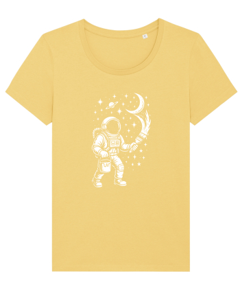 Astronaut pictor în spațiu – ilustratie cosmică Jojoba
