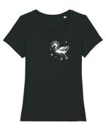 Rața Care Nu Așteaptă Rândul Tricou mânecă scurtă guler larg fitted Damă Expresser