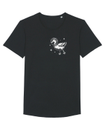 Rața Care Nu Așteaptă Rândul Tricou mânecă scurtă guler larg Bărbat Skater