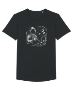 Artistul Universului Tricou mânecă scurtă guler larg Bărbat Skater