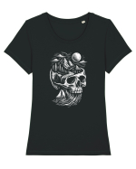 Lumea Dinăuntru Tricou mânecă scurtă guler larg fitted Damă Expresser