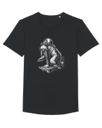 Cool Fără Efort Tricou mânecă scurtă guler larg Bărbat Skater