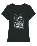 Pauză de Copilărie Tricou mânecă scurtă guler larg fitted Damă Expresser