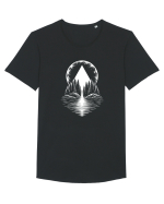 Drumul Care Se Deschide Tricou mânecă scurtă guler larg Bărbat Skater
