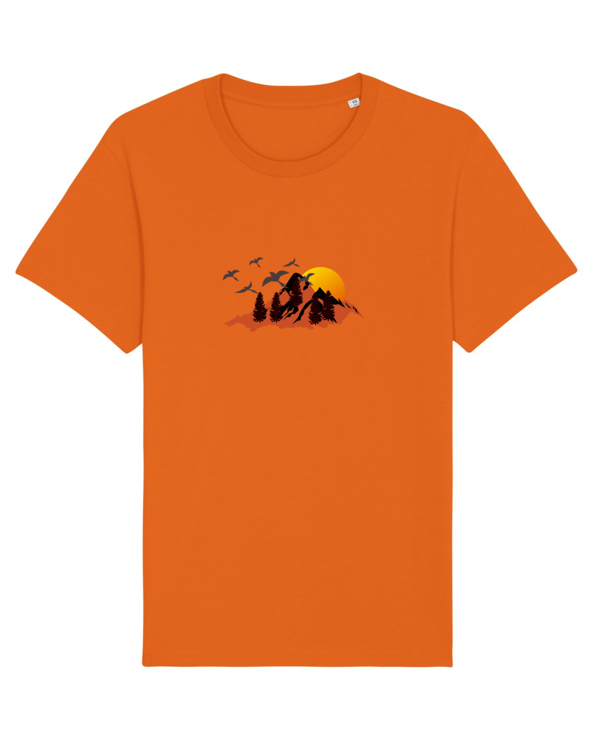 Tricou mânecă scurtă Unisex Rocker Bright Orange