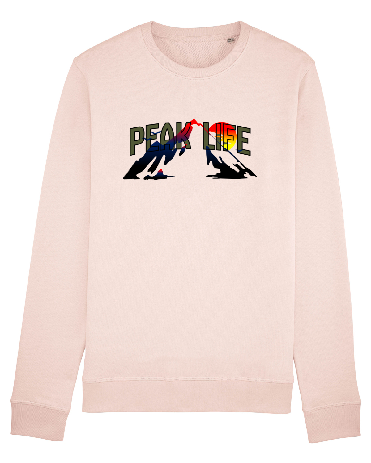 Bluză mânecă lungă Unisex Rise Candy Pink