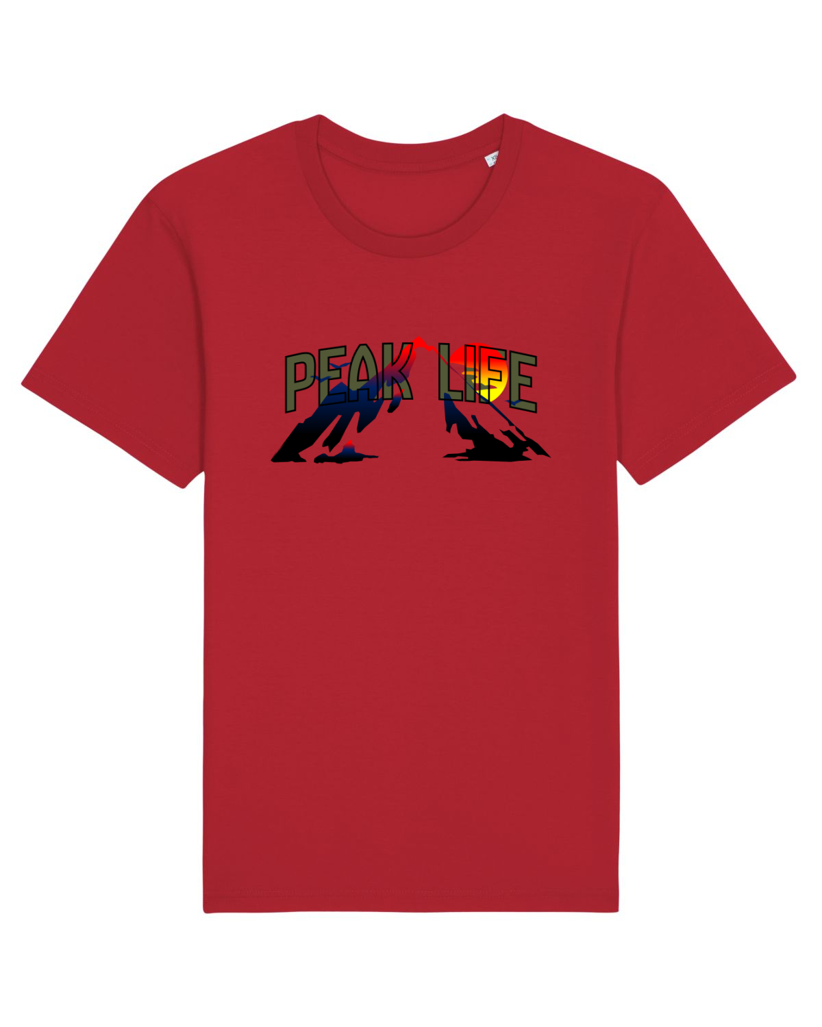 Tricou mânecă scurtă Unisex Rocker Red