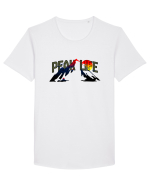 Peak life Tricou mânecă scurtă guler larg Bărbat Skater