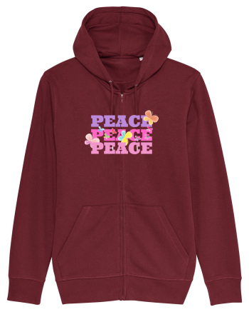 Peace  Burgundy