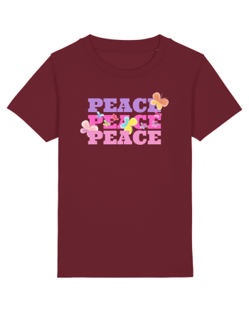 Peace  Burgundy