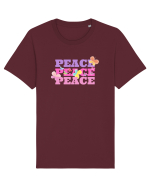 Peace  Tricou mânecă scurtă Unisex Rocker
