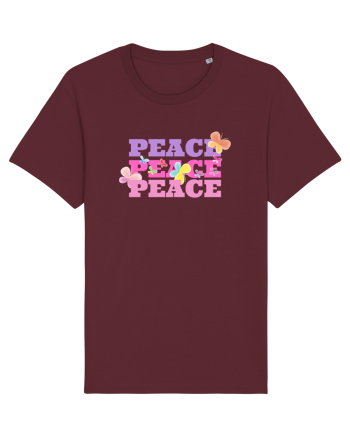 Peace  Burgundy